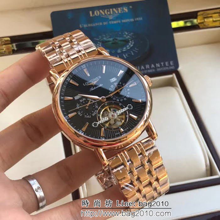 LONGINES浪琴 獨家首發多功能新款 精品男士腕表 WSS1685